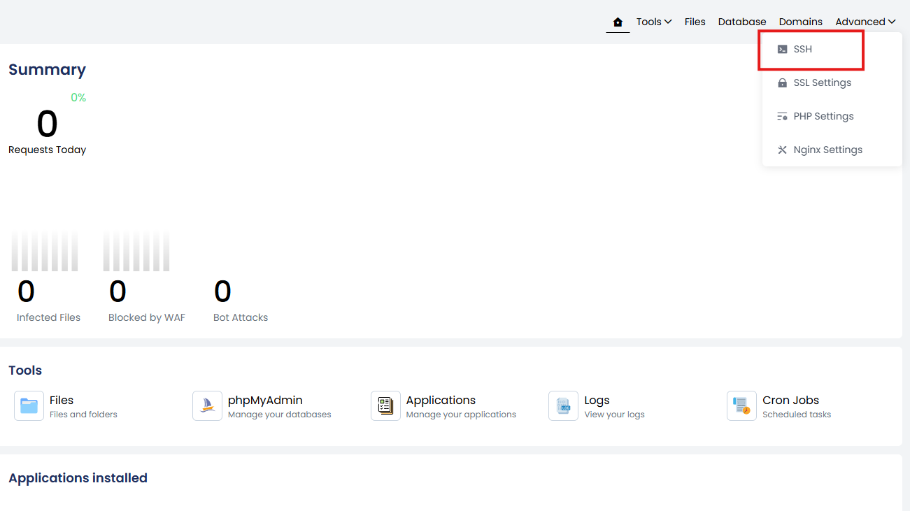 cPGuard X ssh