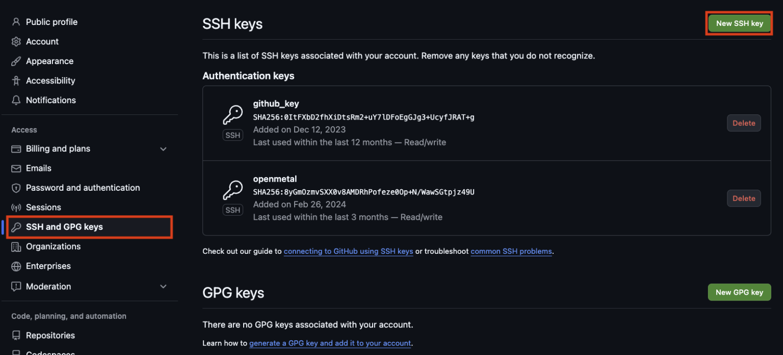 cPGuard X ssh section