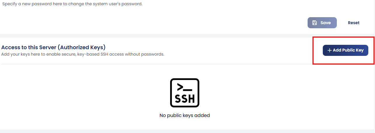 cPGuard X ssh section